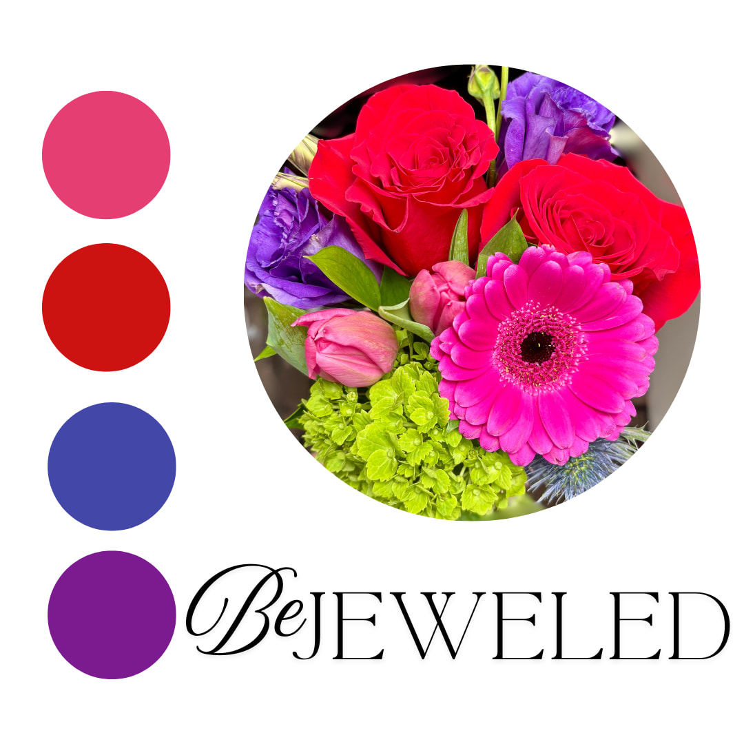 Bejeweled - Premium flowers in a jewel tone color palette