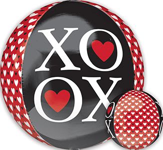 XOXO Hearts 16 inch Balloon - XOXO Hearts 16 inch Balloon