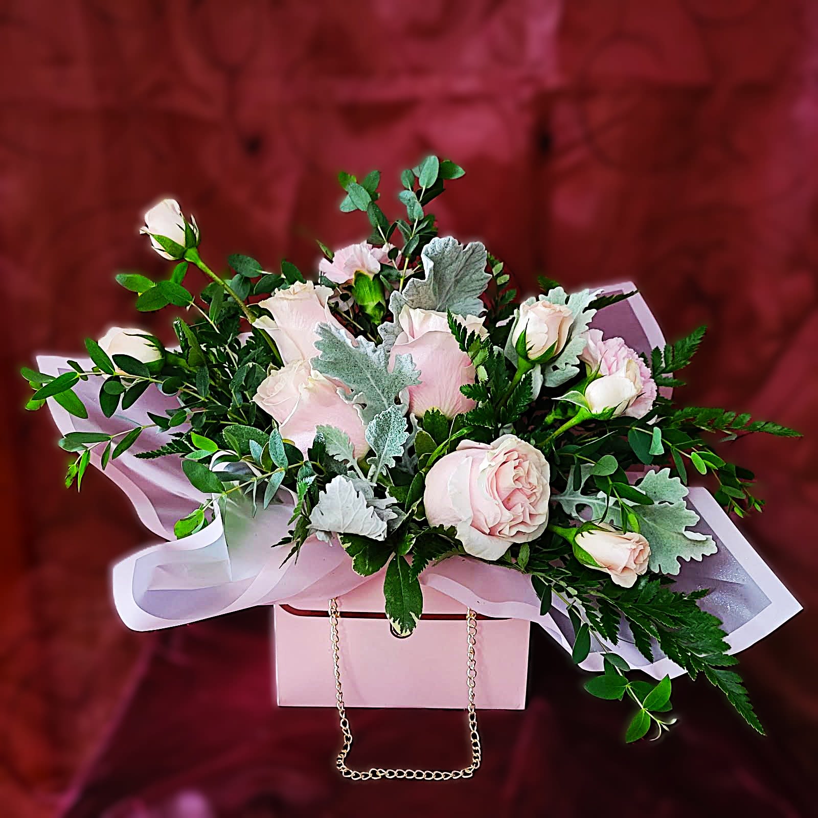 Tote of Love - Pink - PREORDER - Romantic shades of Pink in a perfect little purse!  Available after 02/06/2026.