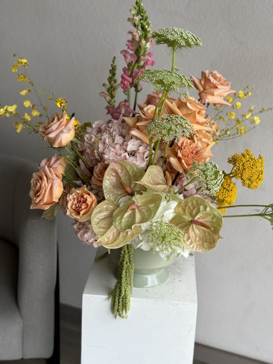 Juicy Tropic Dreams - Dive into a vibrant and refreshing blend of exotic blooms with our Juicy Tropic Dreams arrangement. Bursting with bright colors and the lush essence of the tropics, this bouquet brings a taste of paradise to any space. Perfect for summer celebrations or simply to brighten up your day, it's a juicy, dreamy escape into a tropical wonderland.