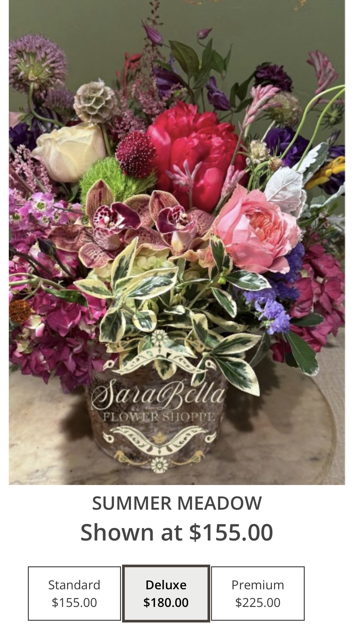 Summer Meadow - Wooden Box  flower Arrangement