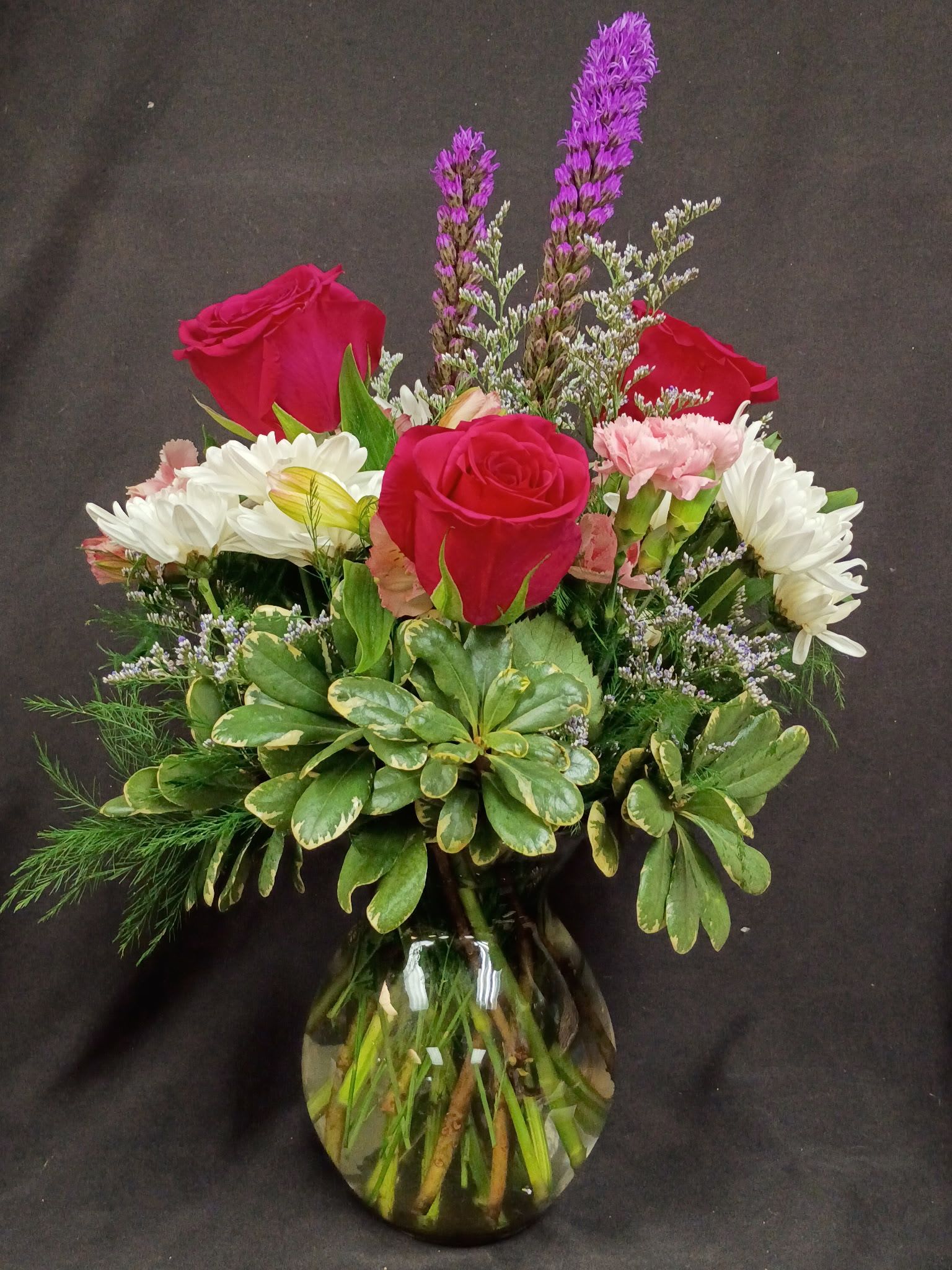 Oh My Roses - Vased Arrangement