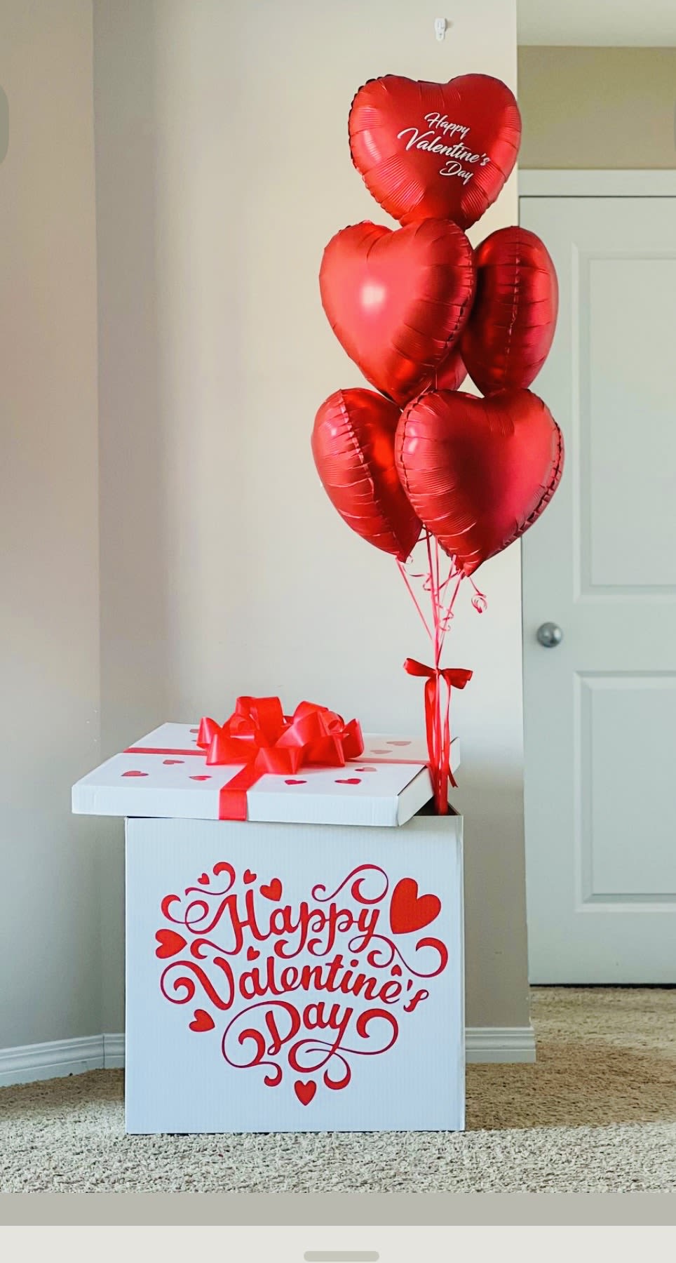 Pure Valentine - Pure Valentine is a timeless and elegant balloon bunch created to celebrate love in its sweetest form. Featuring a beautiful arrangement of Valentine-themed balloons, this design brings soft romance and joyful charm to any space. Perfect for Valentine’s Day, anniversaries, or heartfelt surprises, Pure Valentine is a simple yet meaningful way to express love, affection, and devotion straight from the heart. 