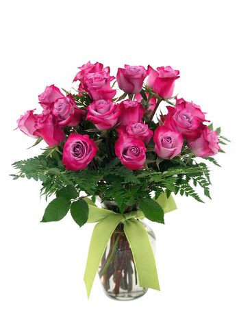 2 Dozen Rose Special - Please specify your 1st and 2nd color choices (see product description for available options) - 2 Dozen Roses arranged in a vase with beautiful greenery. Everyone loves roses. Colors may vary, depending on availability. Please specify 1st color choice, and 2nd color choice when ordering. Colors: Red, yellow, pink, orange, peach, purple, or designer's choice.