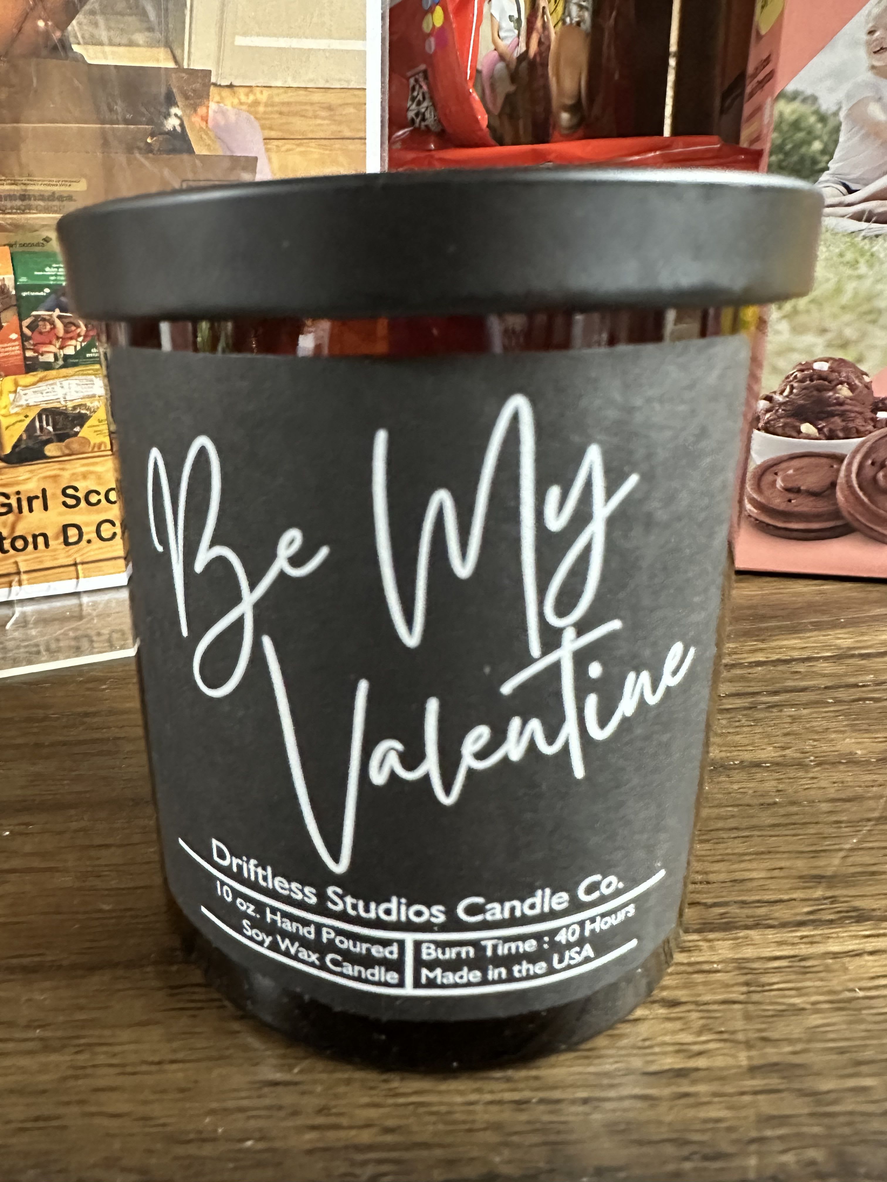 Be My Valentine Candle - Sweet &amp; Romantic... Be My Valentine ..soft glow, warm fragrance and all the love.  Our Be My Valentine candle is the perfect way to say " I'm thinking of you" this Valentine's Day. A little light, a lot of love.