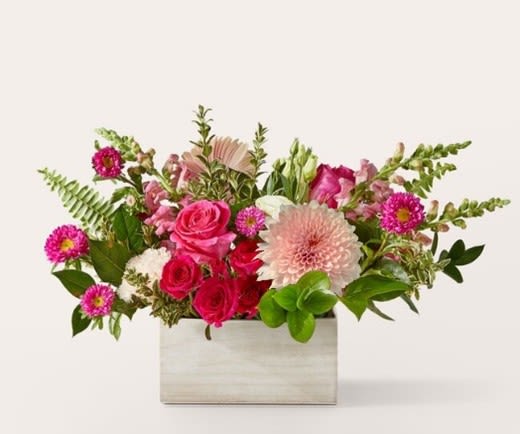 Too Cute - Sweet as can be, this blushing bouquet of pink blooms is an excellent way to share Valentine wishes to those you love.