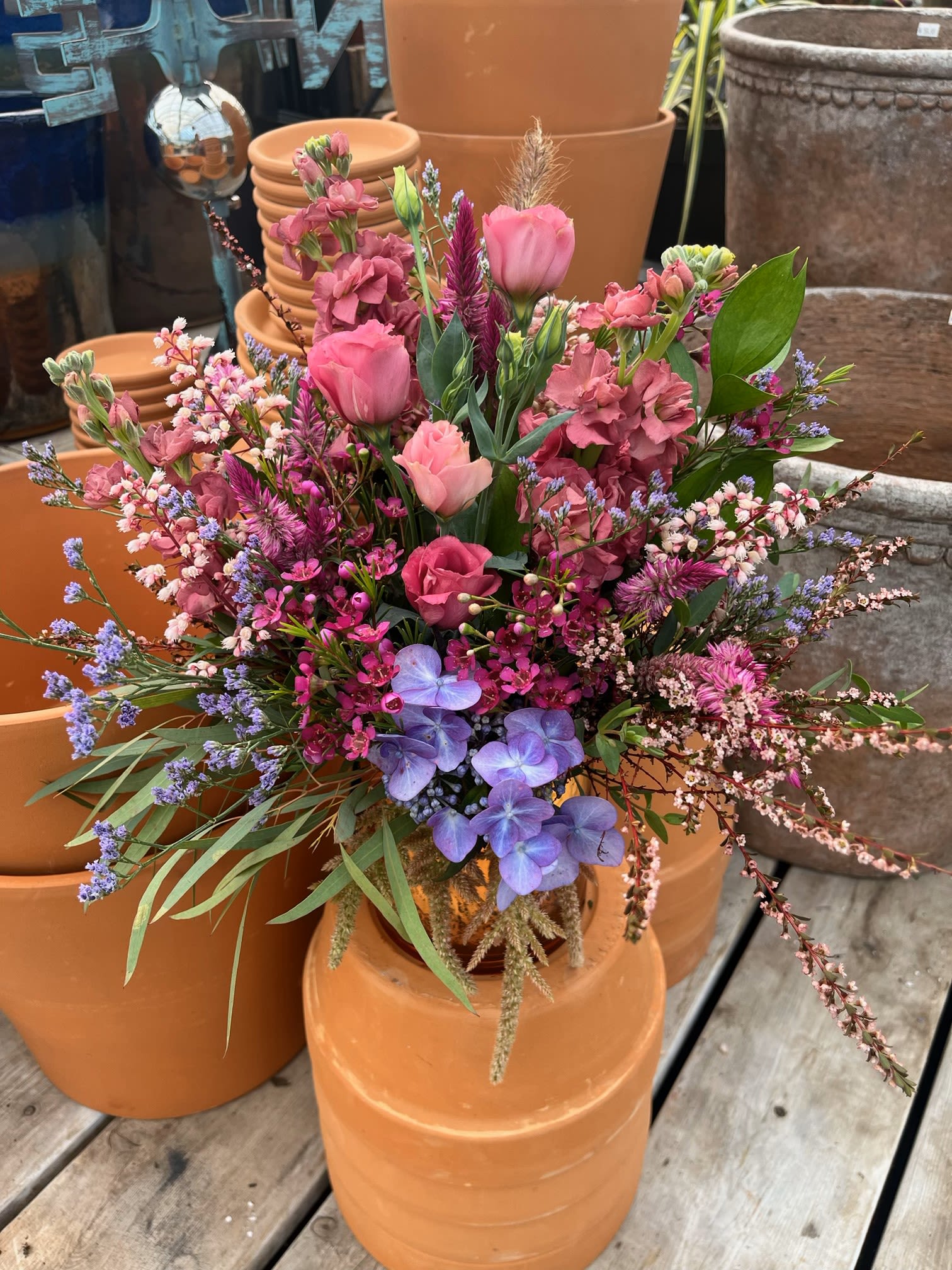 Mauve Maddness - Combination of pinks, blues, and mauve. 