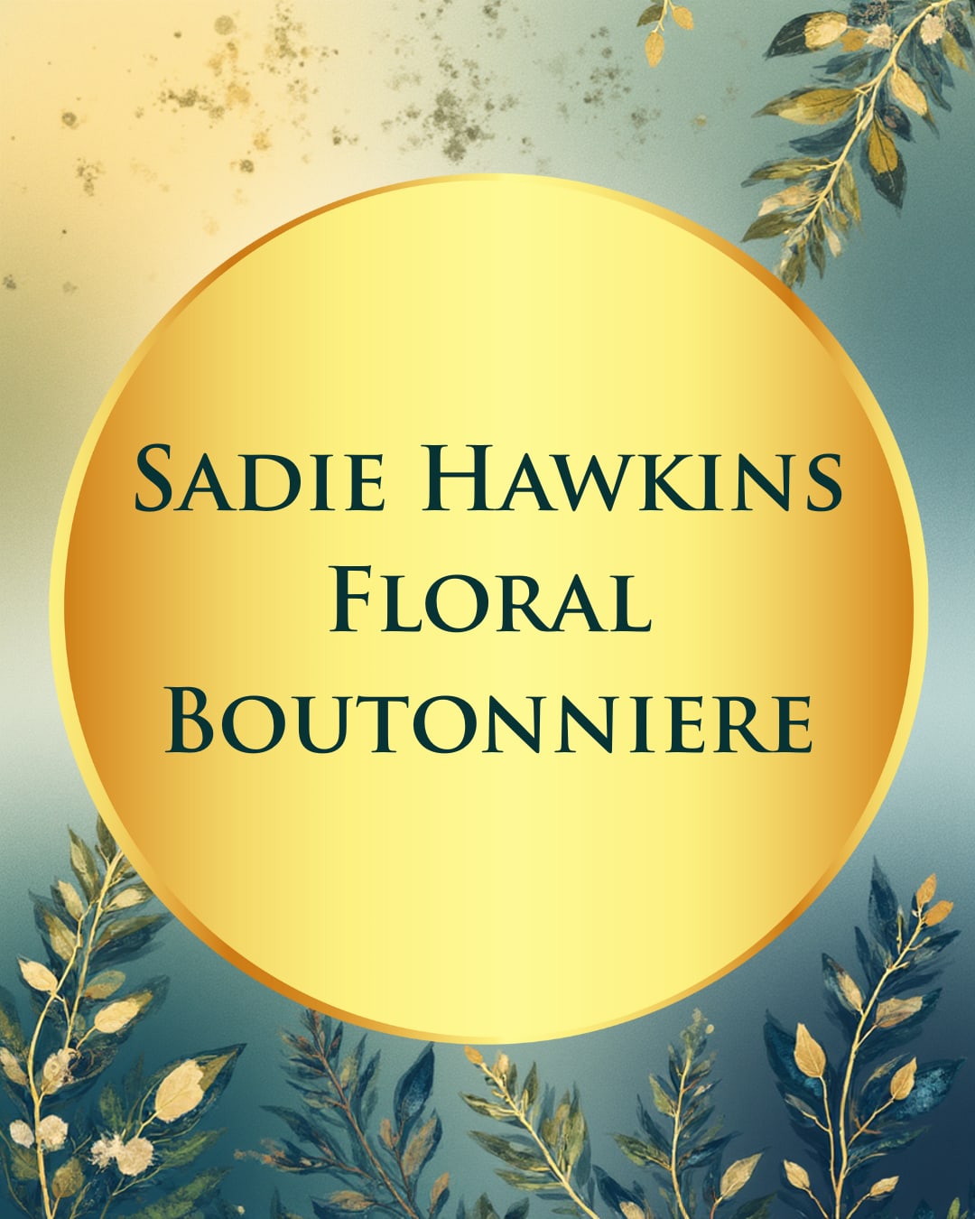 Sadie Hawkins Boutonniere - Sadie Hawkins Boutonniere