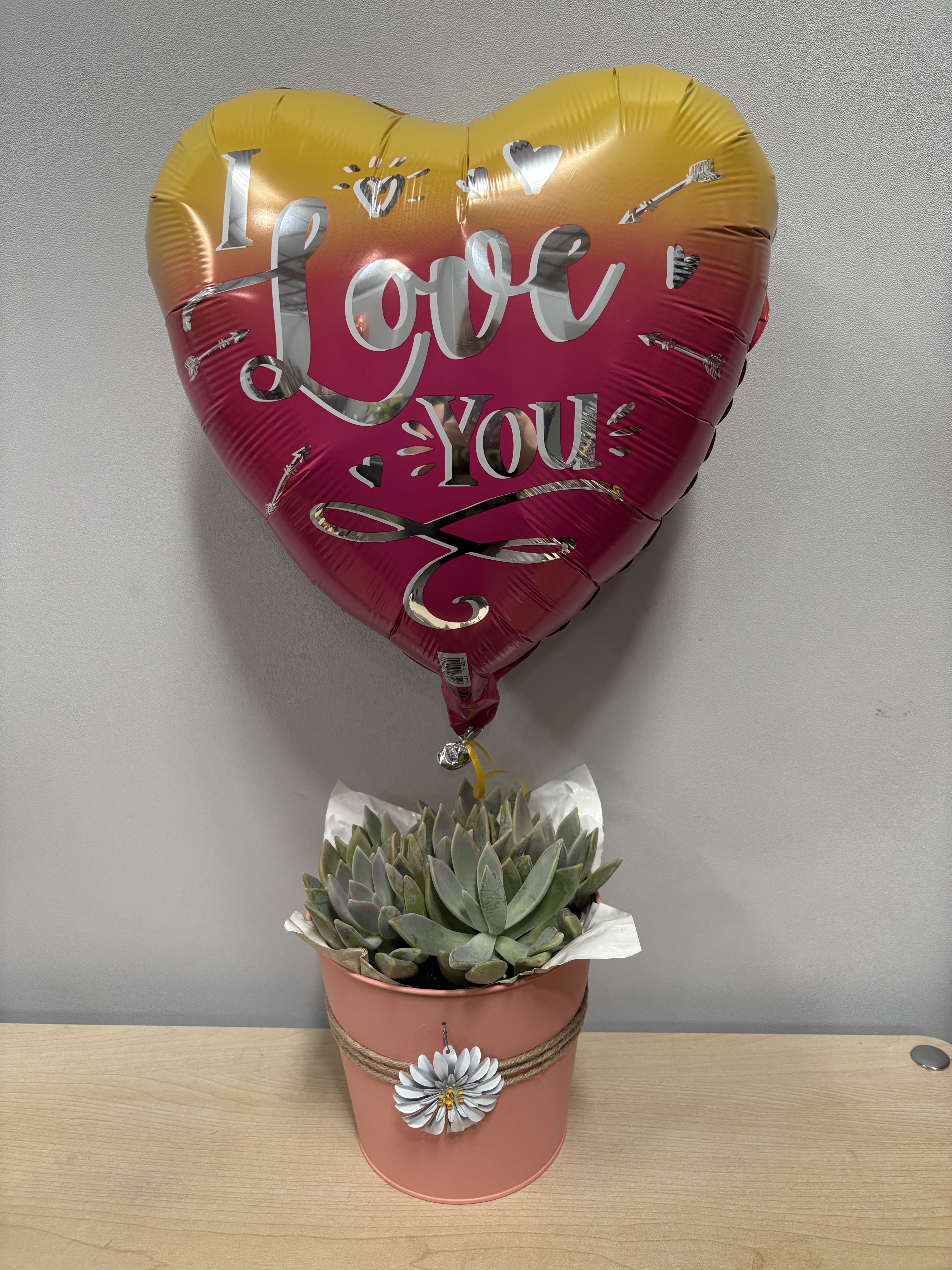 Succulent Love - As shown 