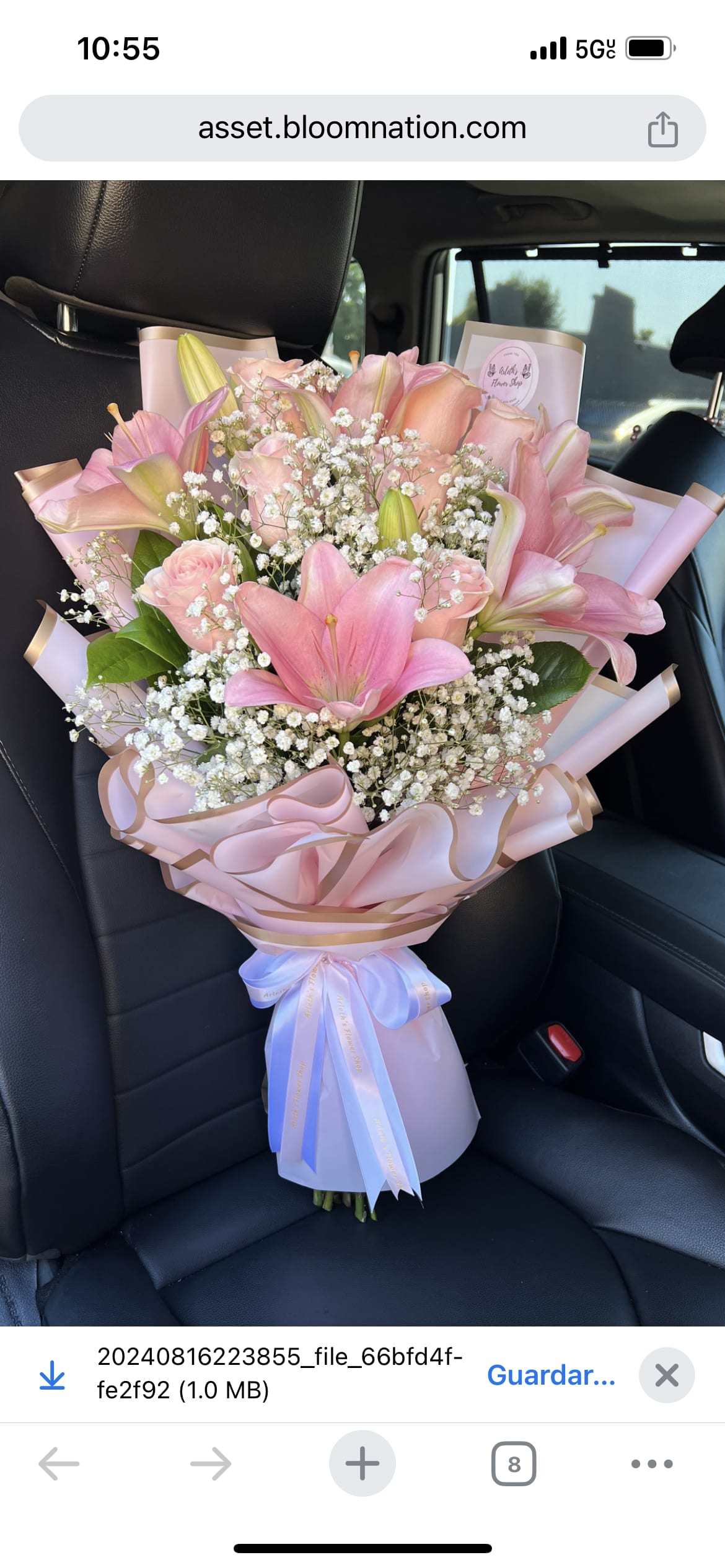 Sweet Pink Bouquet With Pink Roses  - Buyer will receive a bouquet with pink roses. NOTE Lilly may be close