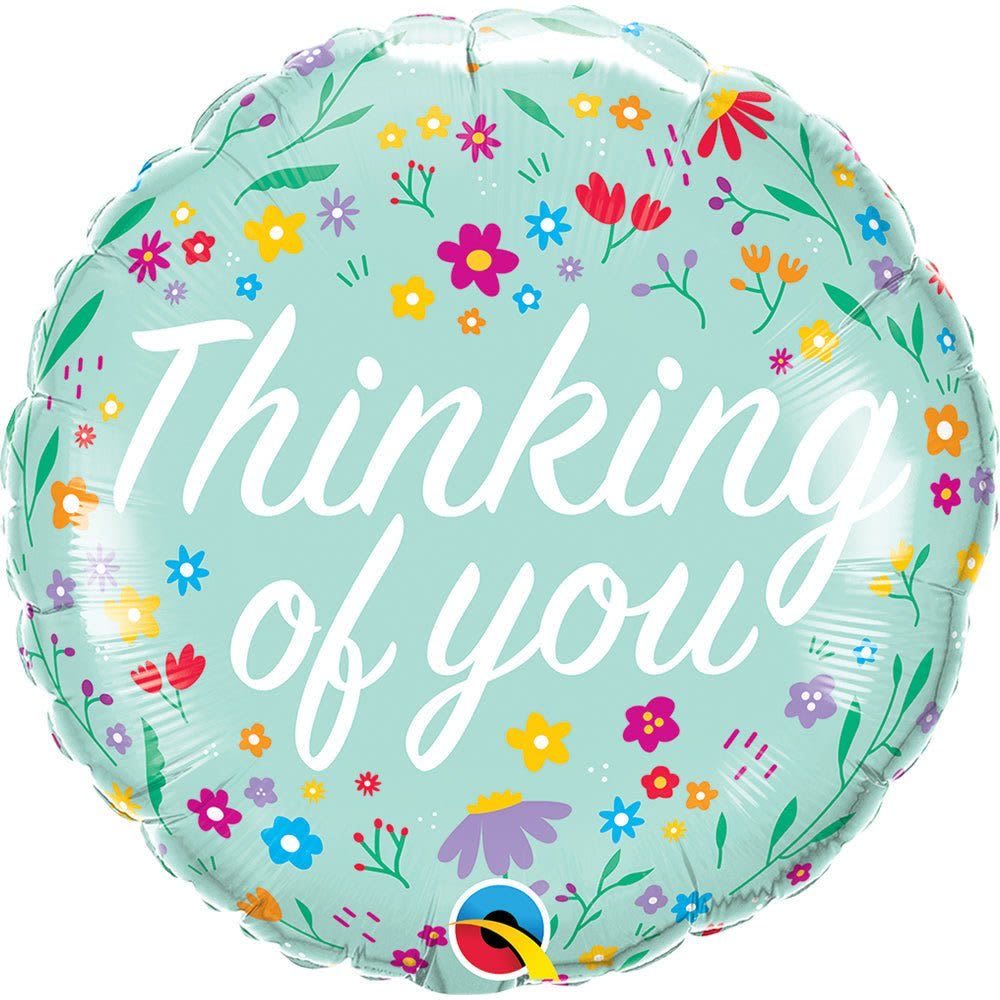 Thinking Of You Mylar Ballon - Send a small reminder of love and support with Thinking of You Mylar balloons. A simple gesture that speaks volumes.