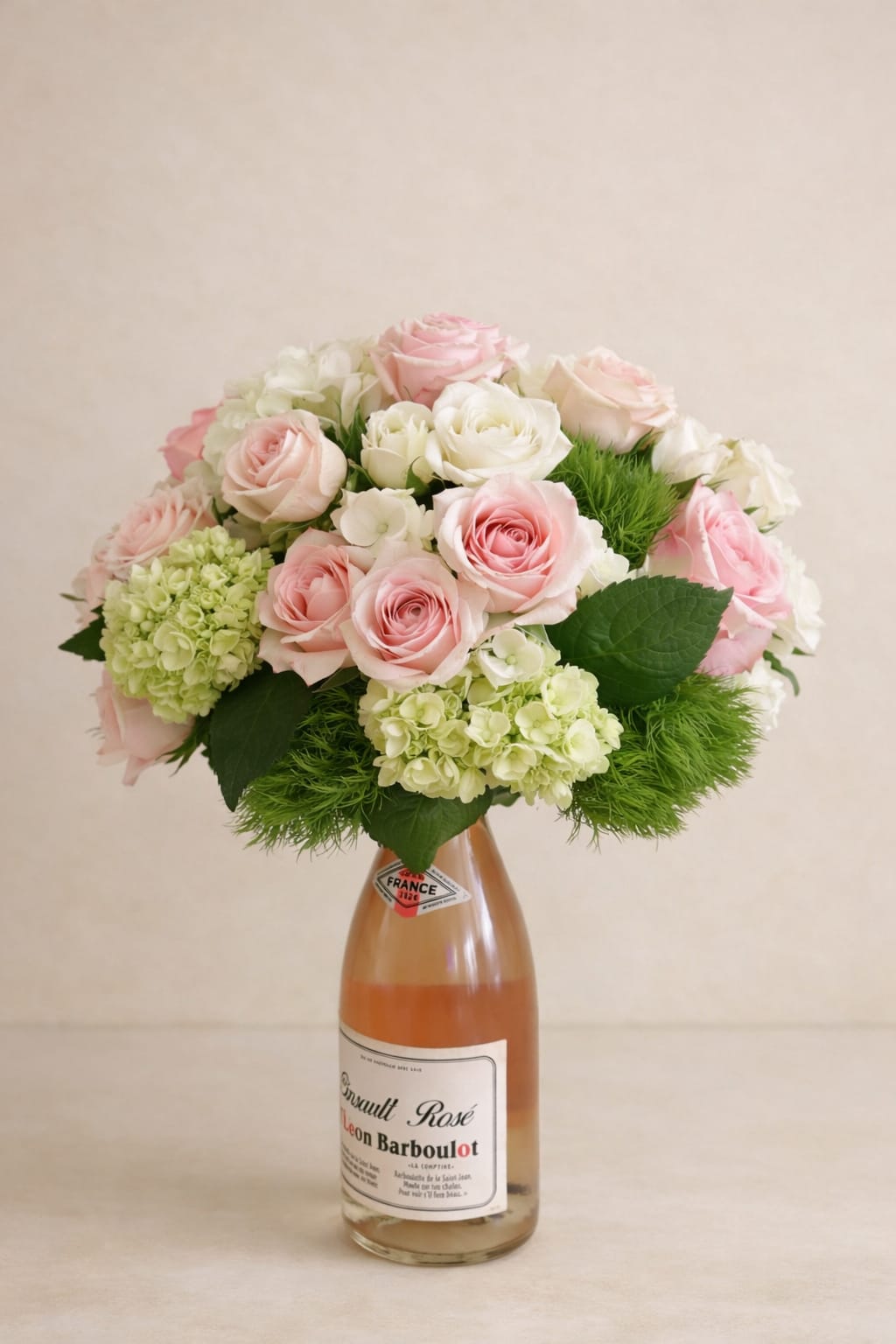 Rose Bloom - Beauty and love with your choice of wine 