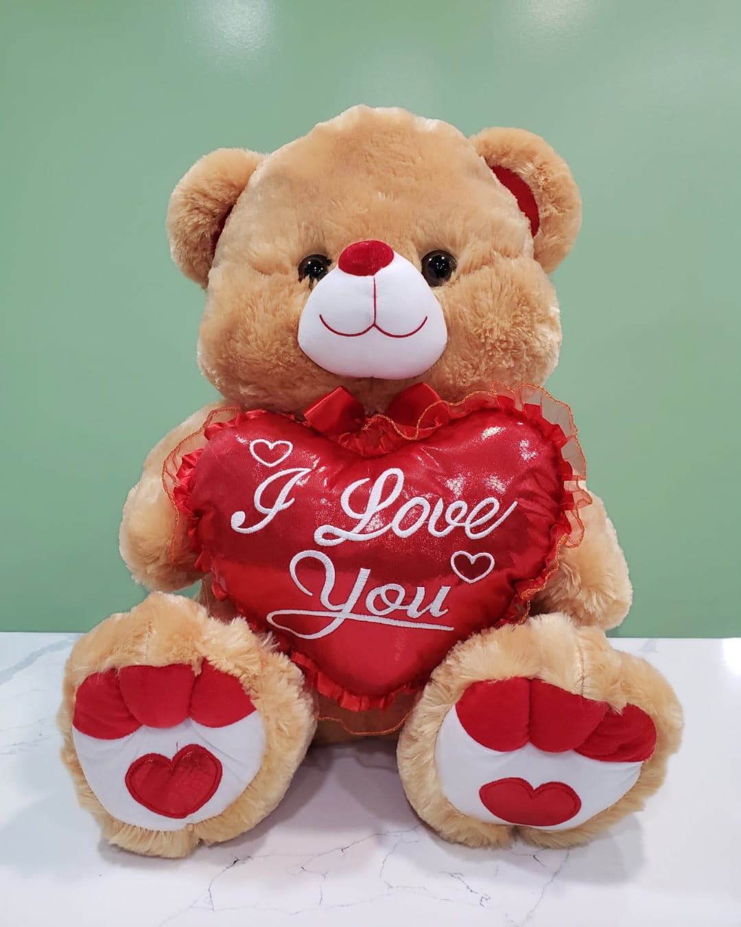 Large Sparking Love Bear -Brown - Large Sparking Love Bear -Brown