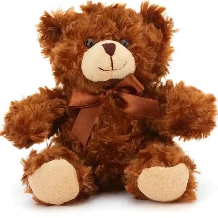 Chocolate Brown Bear Plush - This brown bear plush is pure comfort in a cuddly form. With its soft, velvety fur and warm chocolate-brown color, it's made for cozy moments and heartfelt gifting.