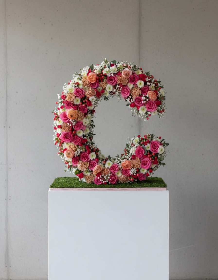 Standing Floral Letter or Number - Pre-Order Only, 3 Days in Advance!  You can customize your order with any color scheme in the instructions.  Elevate your event or decor with our exquisite floral letters and numbers. Each piece is meticulously crafted using fresh, vibrant flowers to create a stunning and unique display. Whether you’re celebrating a special occasion or adding a personal touch to your space, our 24" floral letters and numbers are the ideal choice. Select your desired letter or number to create a tailored arrangement that aligns with your style and event theme. Make a statement with our floral designs, perfect for enhancing any celebration or setting.  NOTICE: We are dedicated to delivering your emotional sentiments with the utmost care, ensuring that each arrangement is fresh, beautiful, and arrives on time. Due to the natural variability of flowers, as well as seasonal and regional availability, substitutions may occasionally be necessary. Rest assured, any substitutions will be of equal or greater value, and we will make every effort to preserve the overall design, including the shape, size, style, and color combinations of the arrangement. In the case of single-variety arrangements, the specific variety will take precedence over color to maintain the intended look and feel. Thank you in advance for understanding that flowers are a natural product and may vary slightly in appearance.