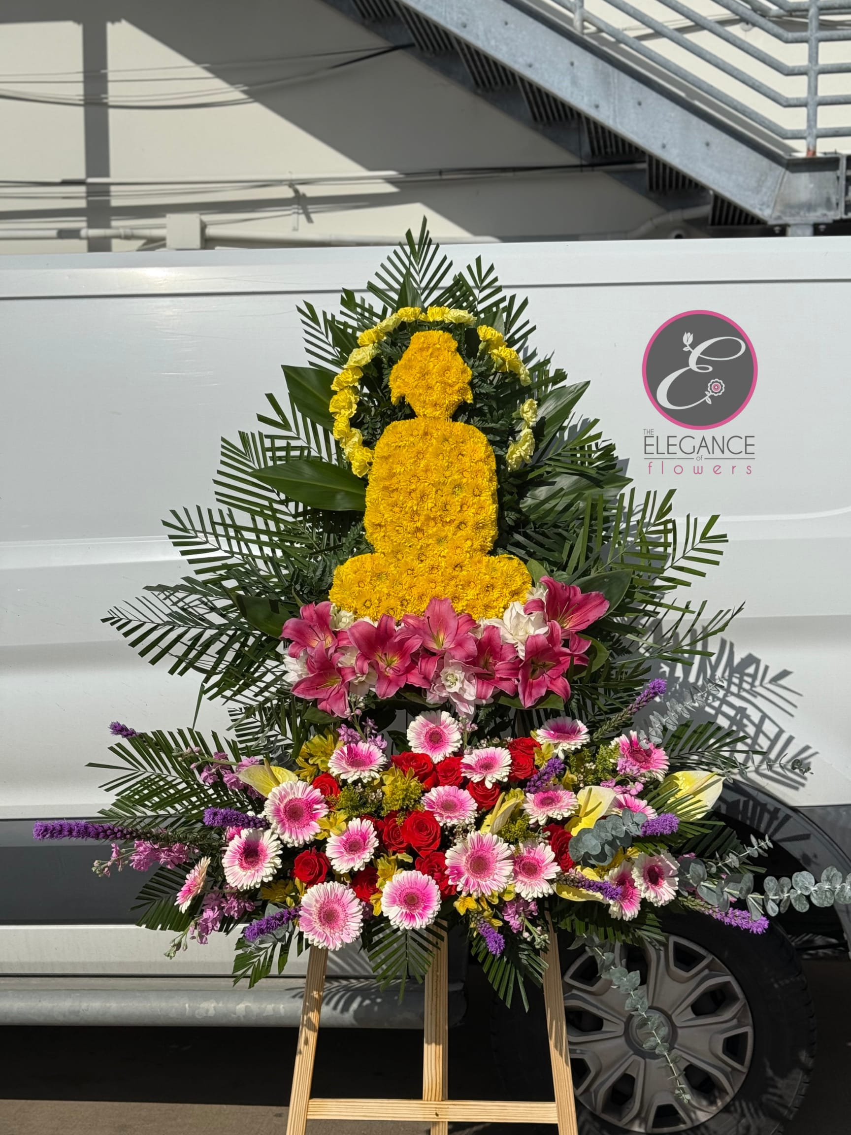 Silhouette Of Peace #2  - Please place your order 2–3 days in advance to ensure availability. For questions, call us at 281-564-2600.