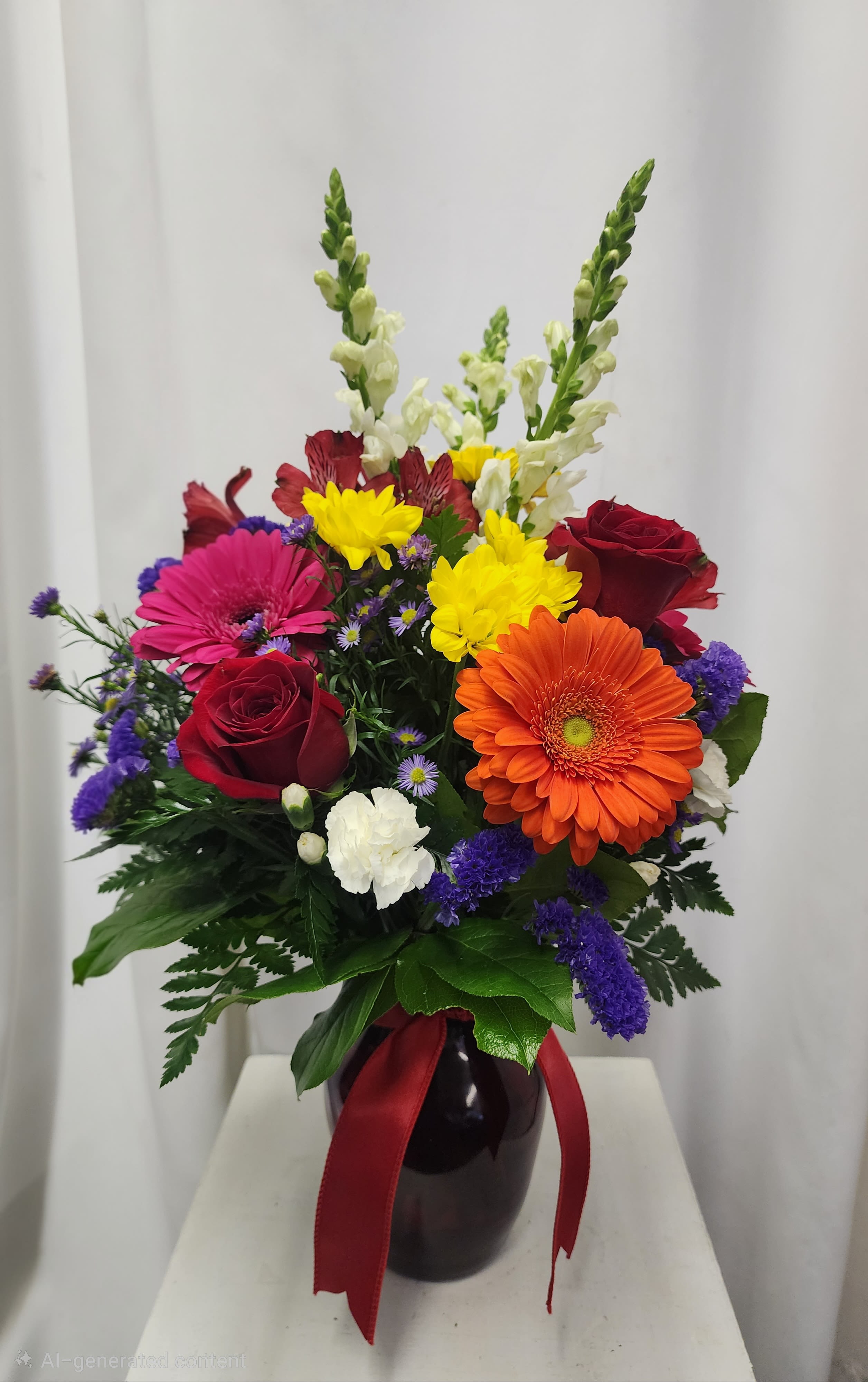 Vibrant Valentine - A burst of color for the loved one who brightens up your everyday.  A mixture of vibrance which screams I love you in all colors.  