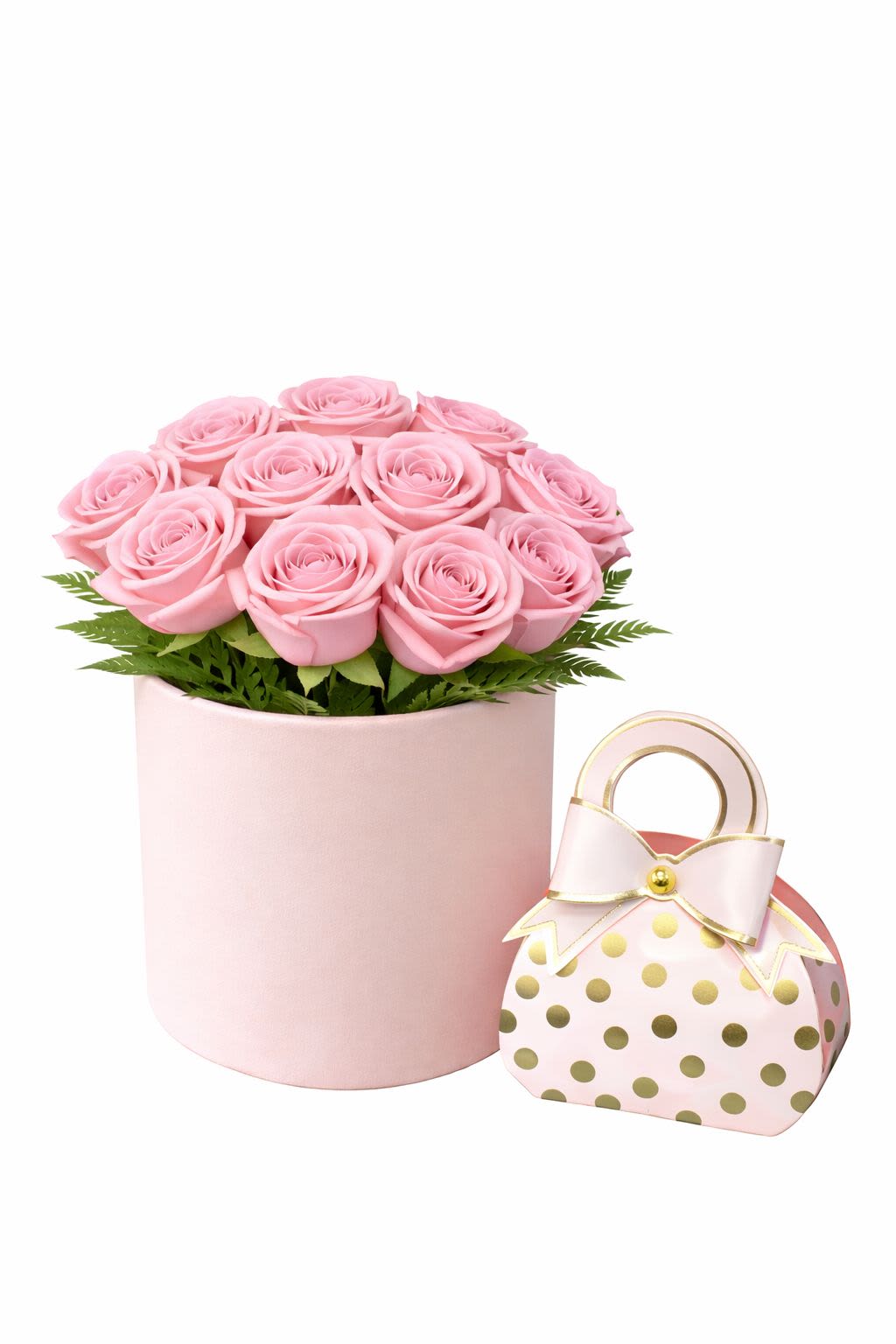 Blush Rose Signature Box™ - Soft blush pink roses designed in a modern pink hat box, creating a timeless and elegant floral gift. This arrangement is all about delicate beauty, gentle tones, and refined style.  Better for:  Anniversaries, birthdays, thank you, new baby, thinking of you, everyday gifting. 