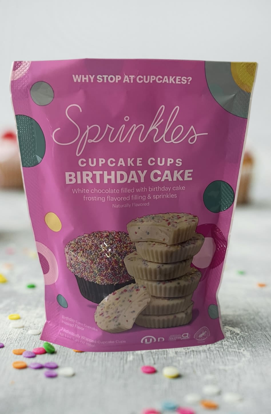 Birthday Cupcake Cups - Wonderful gift for a birthday!! Super yummy and adorable. 