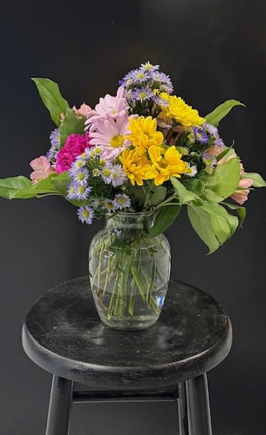 A Taste of Spring - The cheerfulness of A Taste of Spring is absolutely contagious!  Designed in soft but bright colors, this happy vase can make anyone smile!