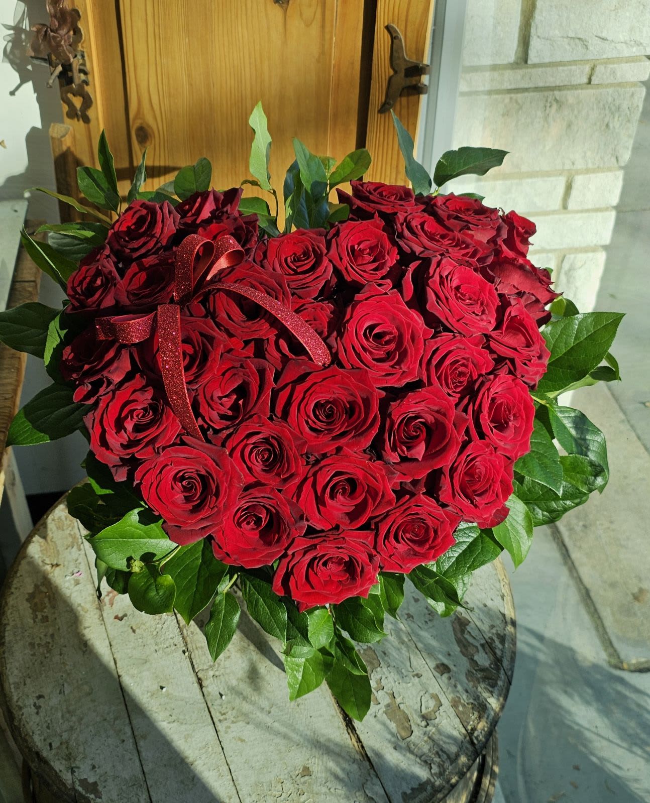 Forever Yours - A beautiful display of forever love with 30 red roses 