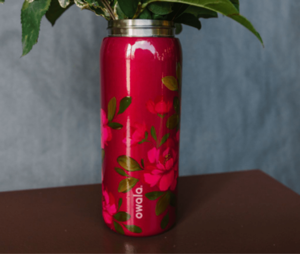 Amour In Bloom - Tumbler Only - This 32oz Owala tumbler is a one-of-a-kind, hand-painted piece sealed with a clear gloss powder coat—dishwasher safe, chip-resistant, and made to last; by artist Melanie Haggard @meligrafi. Want the tumbler with flowers? Just click the “Occasions/Valentine” tab at the top of the page.