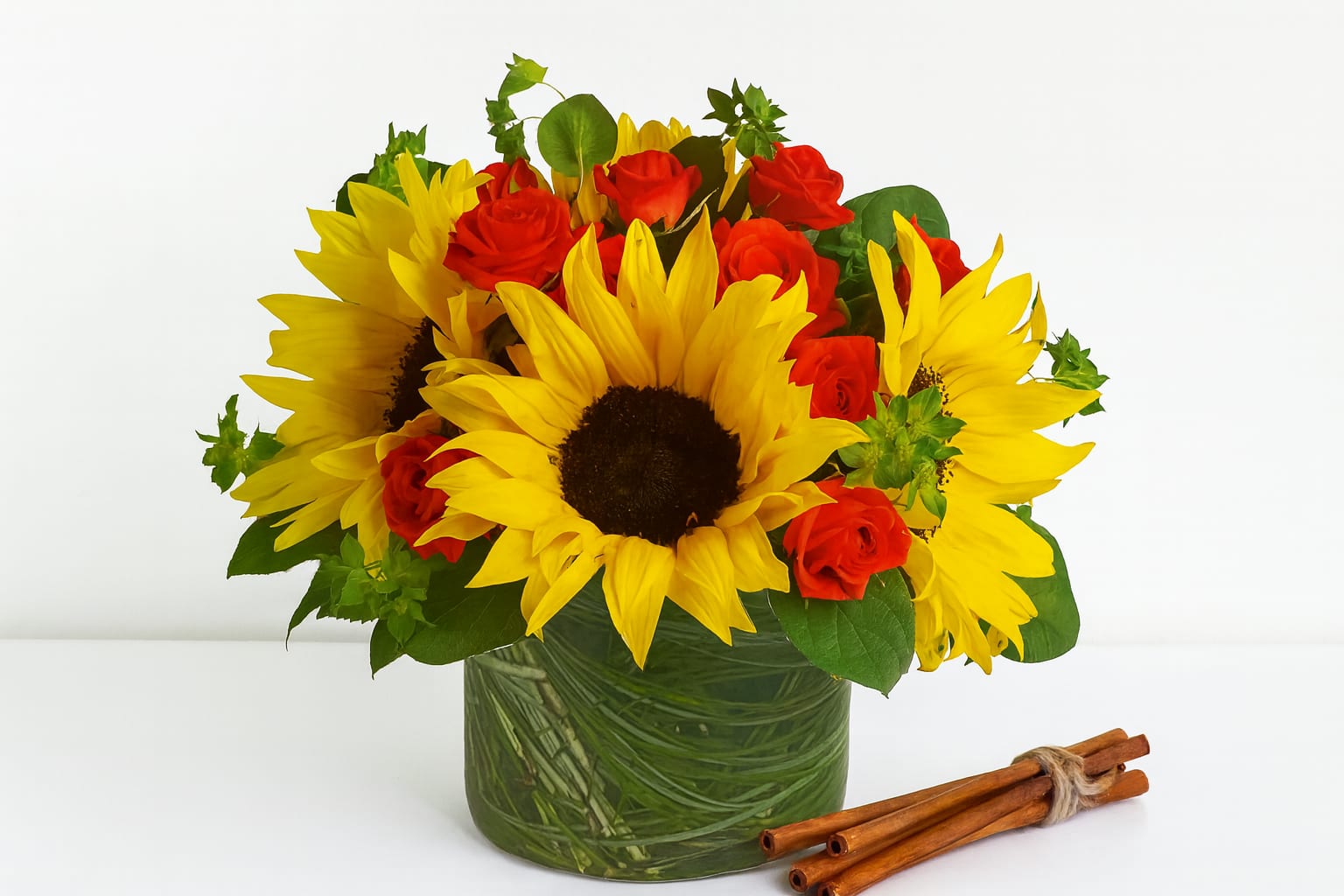 Sunny Sunflowers - Whoever receives this stunning bouquet is sure to be bowled over by its bold beauty! It's big on fun and big on flowers. 