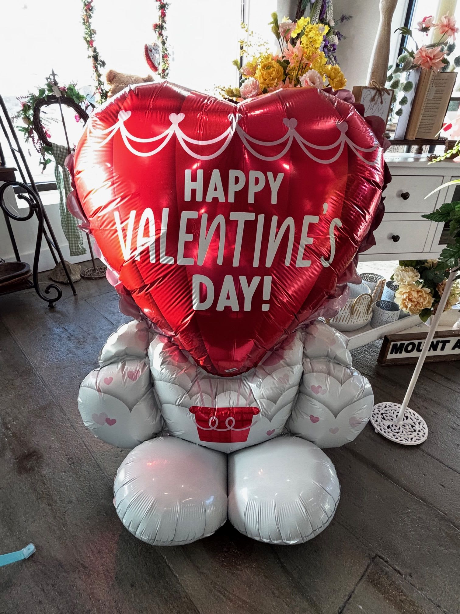 Valentines AirLoonz Balloon - 50" Heart "Airwalker" balloon