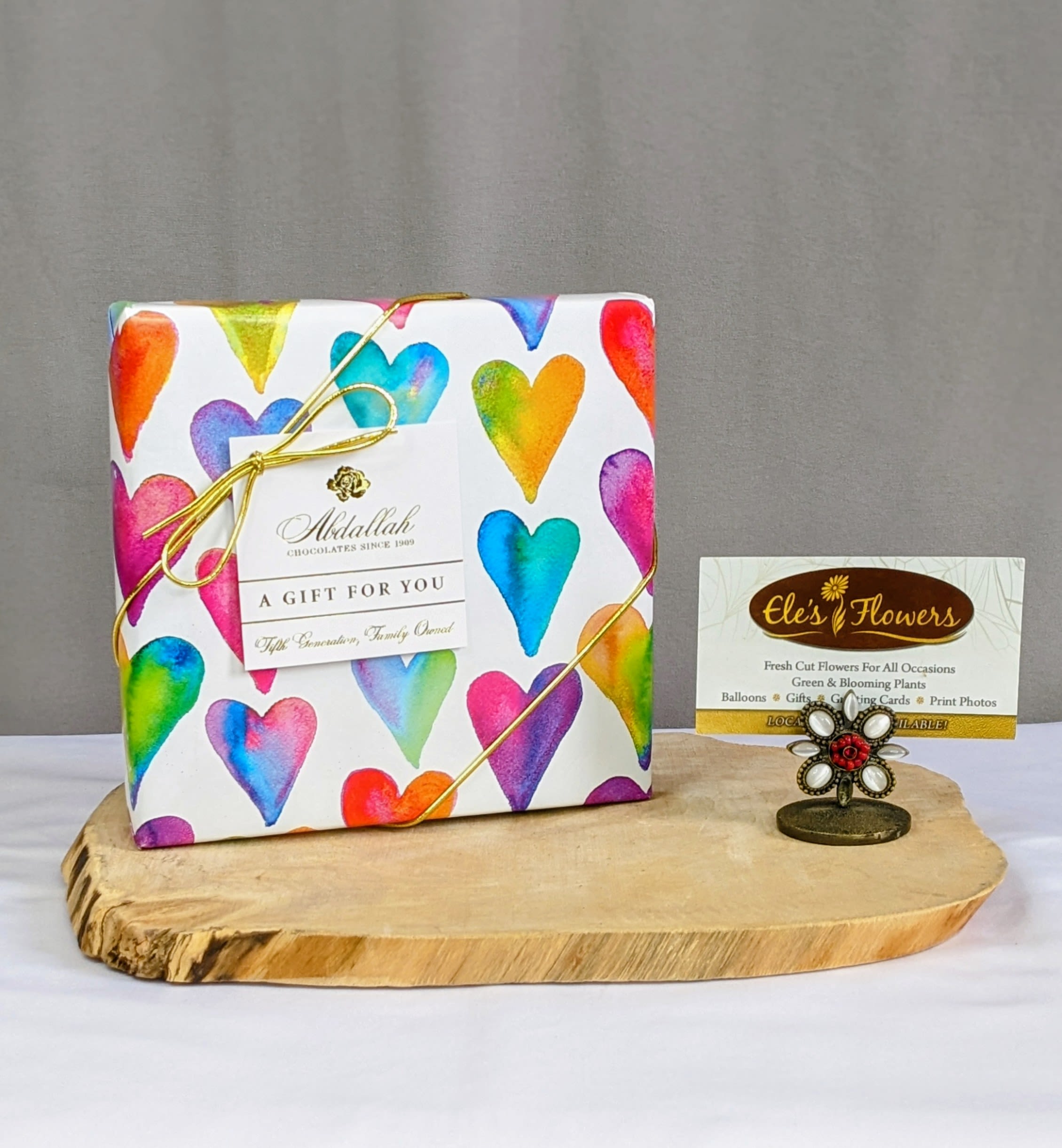 Select Assortment Milk &amp; Dark Chocolate - 6.25 oz - This beautifully gift-wrapped box makes the perfect gift. Make someone’s day with assorted milk and dark chocolate confections. 6.25oz 