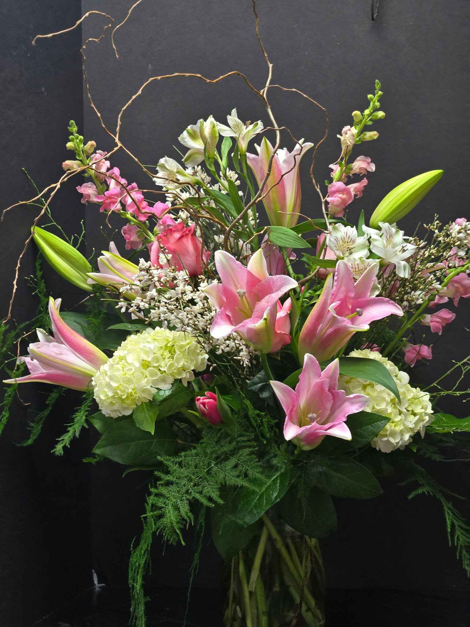 Pink Sorbet  - A delicious array of pink blooms sure to please the receiver.