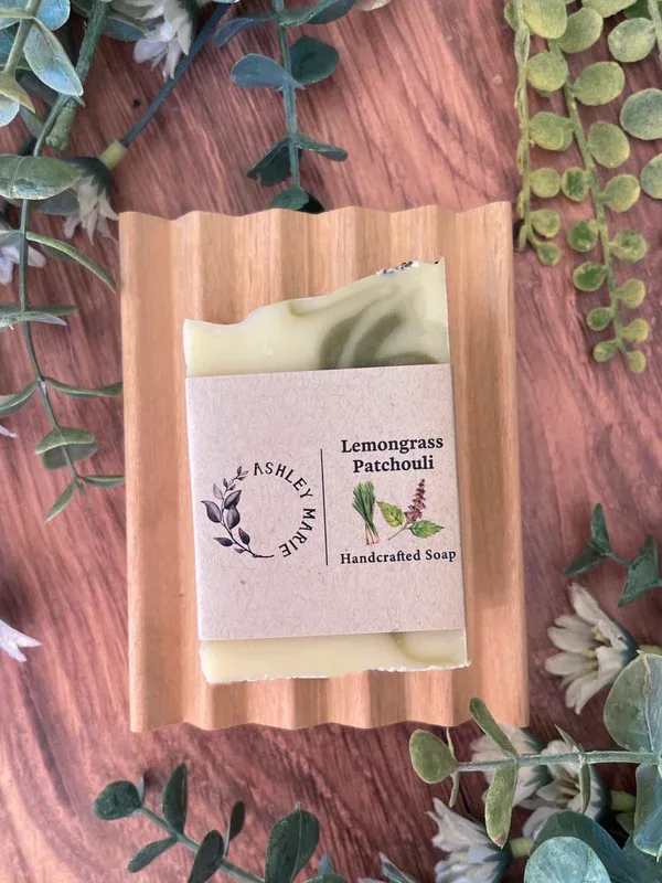 Mini Lemongrass Patchouli - Introducing Our New Soap Minis!   Love our soaps but want to try more scents or need something travel-friendly? Our Soap Minis are here! These adorable half-size bars are perfect for sampling, gifting, travel, or even guest bathrooms. Crafted with the same all-natural ingredients and care as our full-size bars, they deliver all the goodness in a more compact size.