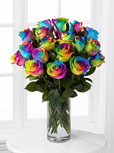 Tie Dye Rainbow Roses **ORDER ONLY FOR  FEB. 9-15** - **CAN ONLY ORDER FOR THE WEEK OF VALENTINE'S*** Standard one dozen (12) tie dyed rainbow roses Deluxe two dozen (18) Premium (24)