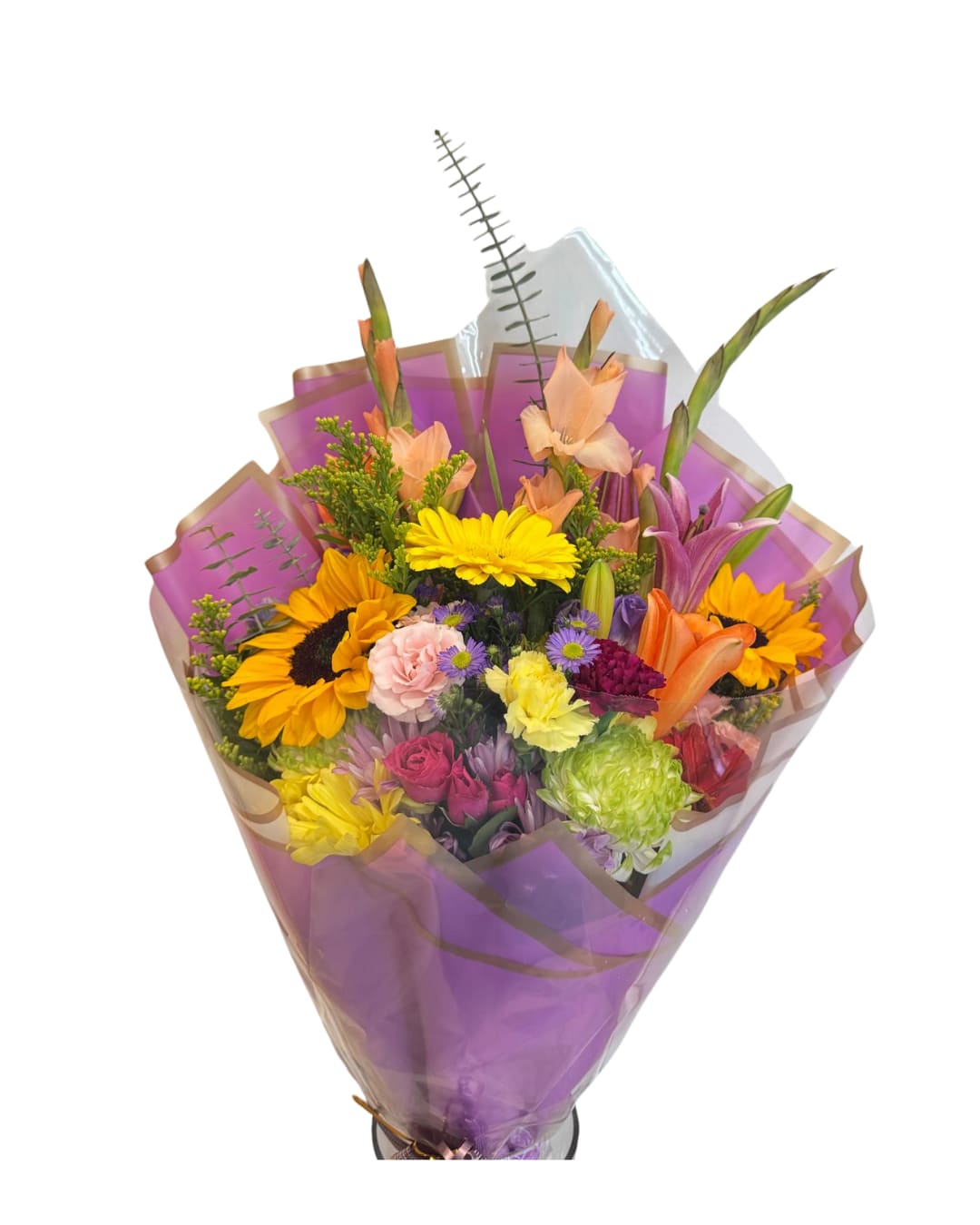 Bouquet Spring - Variety of roses and flowers