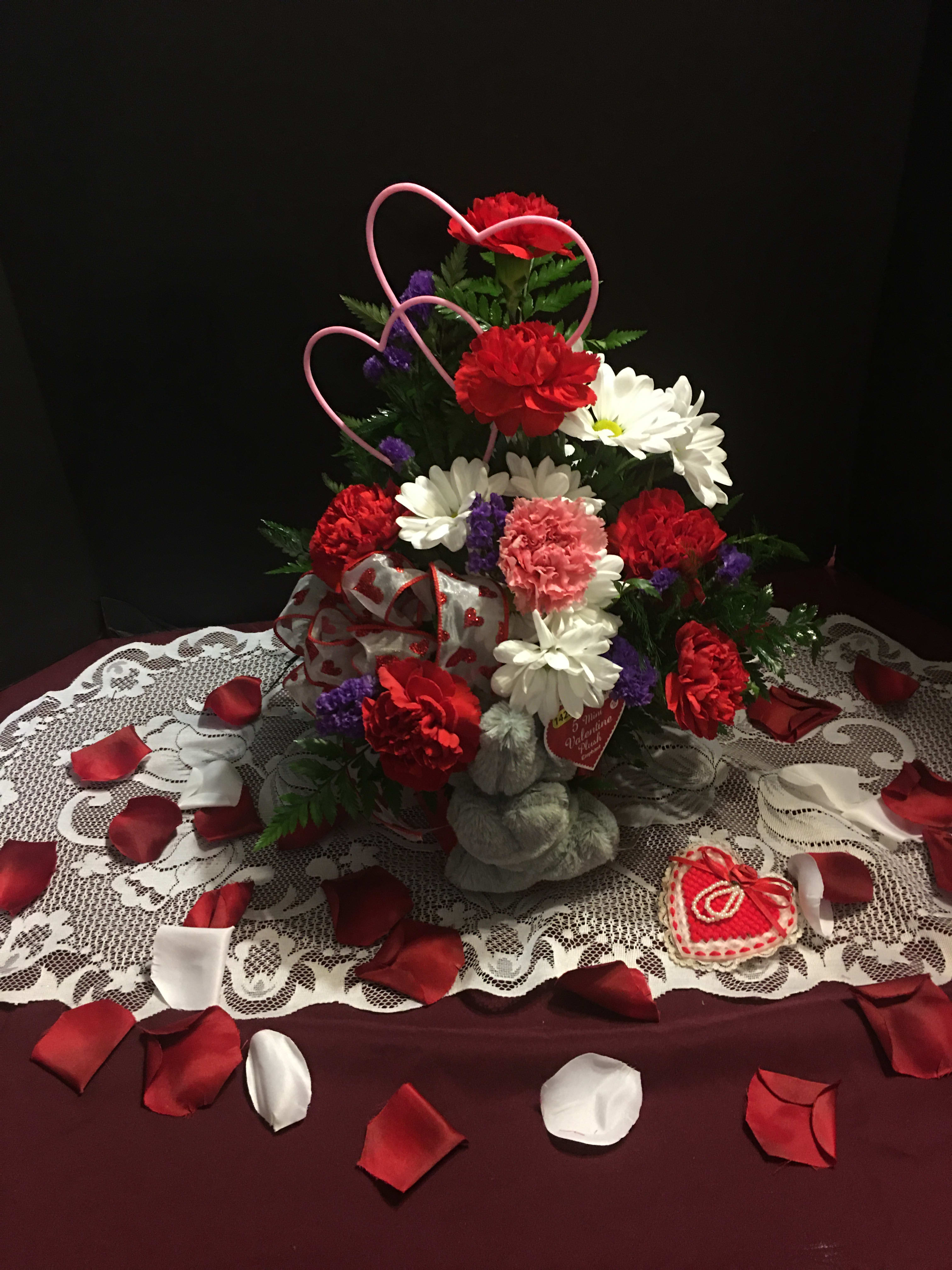 Fresh valentines  - Mixed fresh flowers