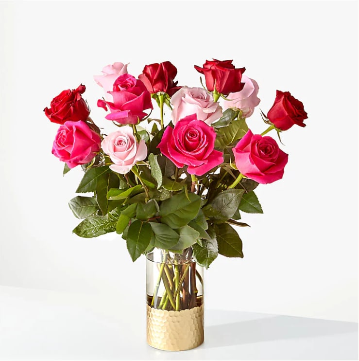 Love Notes Rose Bouquet - No need to write it out this year, a decadent arrangement of roses will do all the talking for you, perfectly proclaiming your heartfelt message. FTD Design
