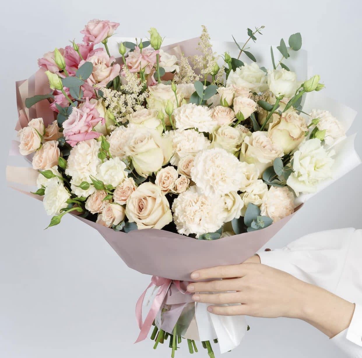 Lovely Perfections - Variety of flowers such as Roses, Carnations, and other blooms in beautiful wrapping is perfect for any occasion.