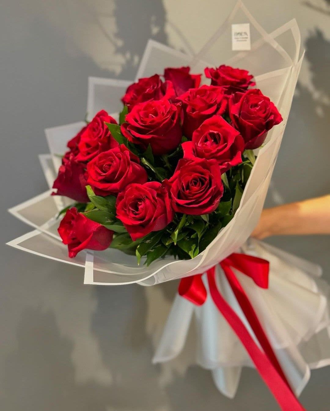 Timeless Romance (25 Red Roses Bouquet) - Celebrate love with 25 luxurious red roses, perfectly arranged with delicate filler for a classic, elegant look. Ideal for Valentine’s Day, this stunning bouquet conveys passion, admiration, and heartfelt affection.”