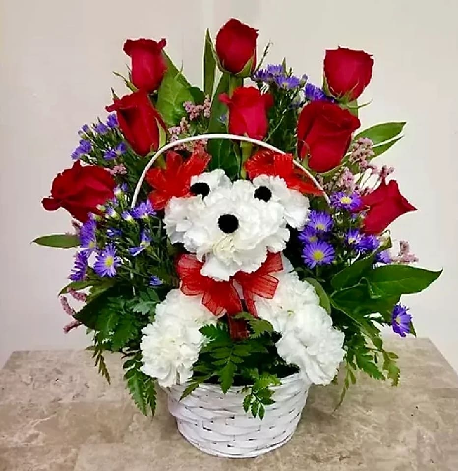 LOVE 15 - DISCLAIMER  For green and blooming plants, similar plants may be substituted of equal or greater value. For flowers, we will make every attempt to match the flower type / color but may substitute with another color or type of flower. If the container/ vase shown online is not available, a similar container/ vase will be used. Bears or other gift items may be substituted as well.  Want to check on availability? If it makes you feel more comfortable about the purchase, then we encourage you to call or email us to check on the latest availability of certain products. We would be glad to give you the most current, up-to-date status on our inventory.