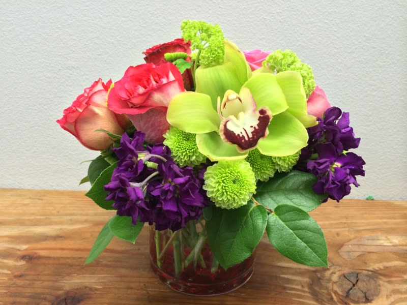 Vibrant Orchids and Roses - Vibrant Orchids and Roses