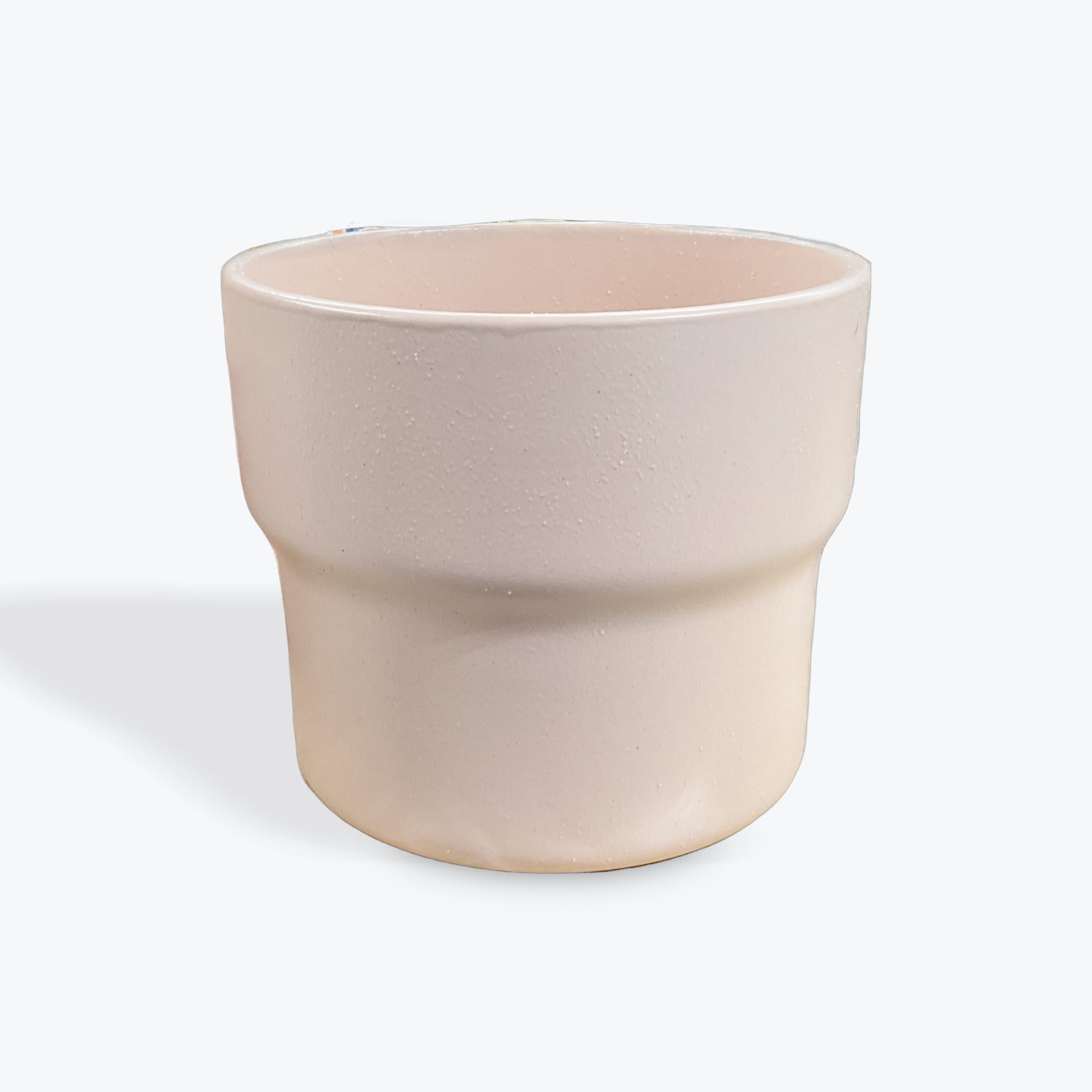 9in Pink Ceramic Round Mushroom Pot - Clean lines and smooth curves help this planter elevate shelves, corners, or wide-open spaces, giving plants a decorative base that blends easily with any decor.