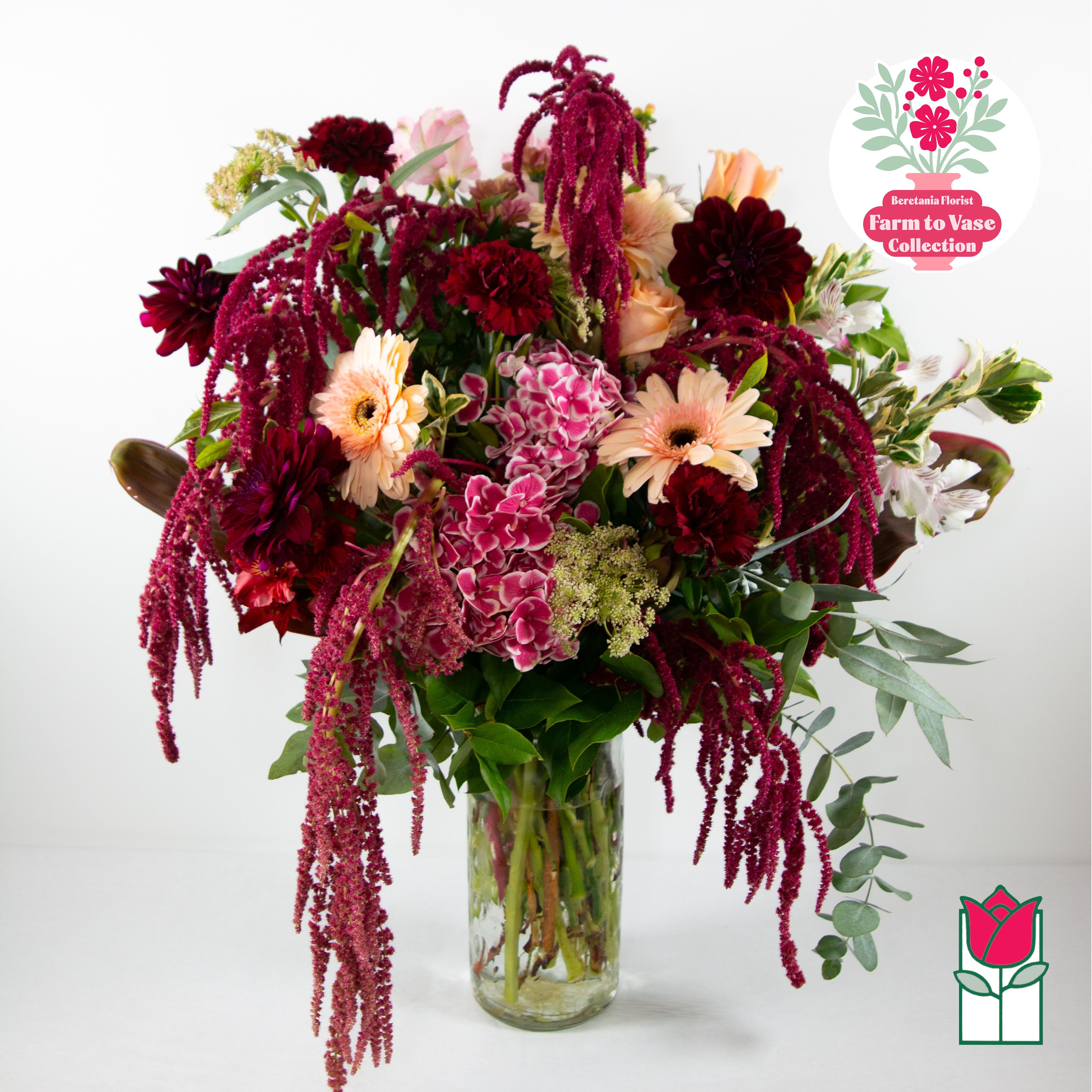 Farm To Vase (Week 1) [Varieties Vary]  - Feeling adventurous? Indulge in our Farm To Vase bouquet, a fresh floral masterpiece thoughtfully designed with seasonal buds you won't see in store or on our website everyday. It's our way of sharing with you the best our farms have to offer throughout the year. They're available in limited quantities and for a brief time only, so don't wait too long! And check back regularly to see what's new.