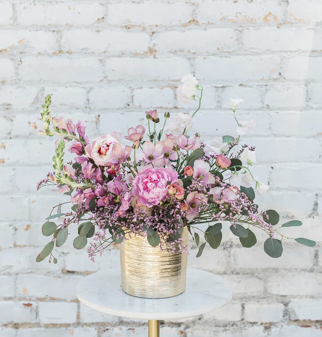 The Hansen  - The Hansen comes arranged with a stunning mix of soft, pink premium blooms and textures, all eloquently designed in one of our hand-picked designer vases.