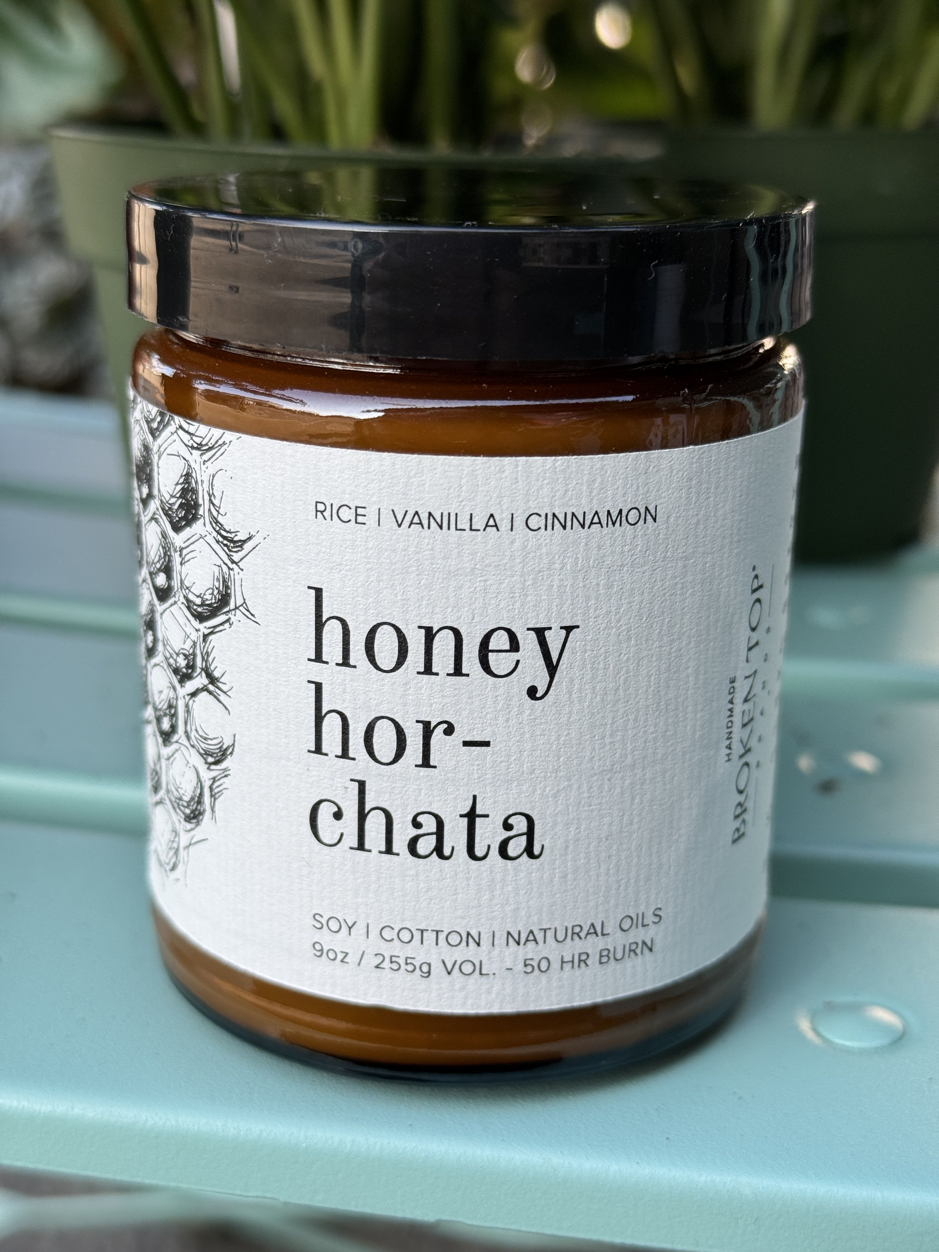 Honey Horchata Candle, Soy, 9oz. - Honey Horchata Candle soy, 9 oz