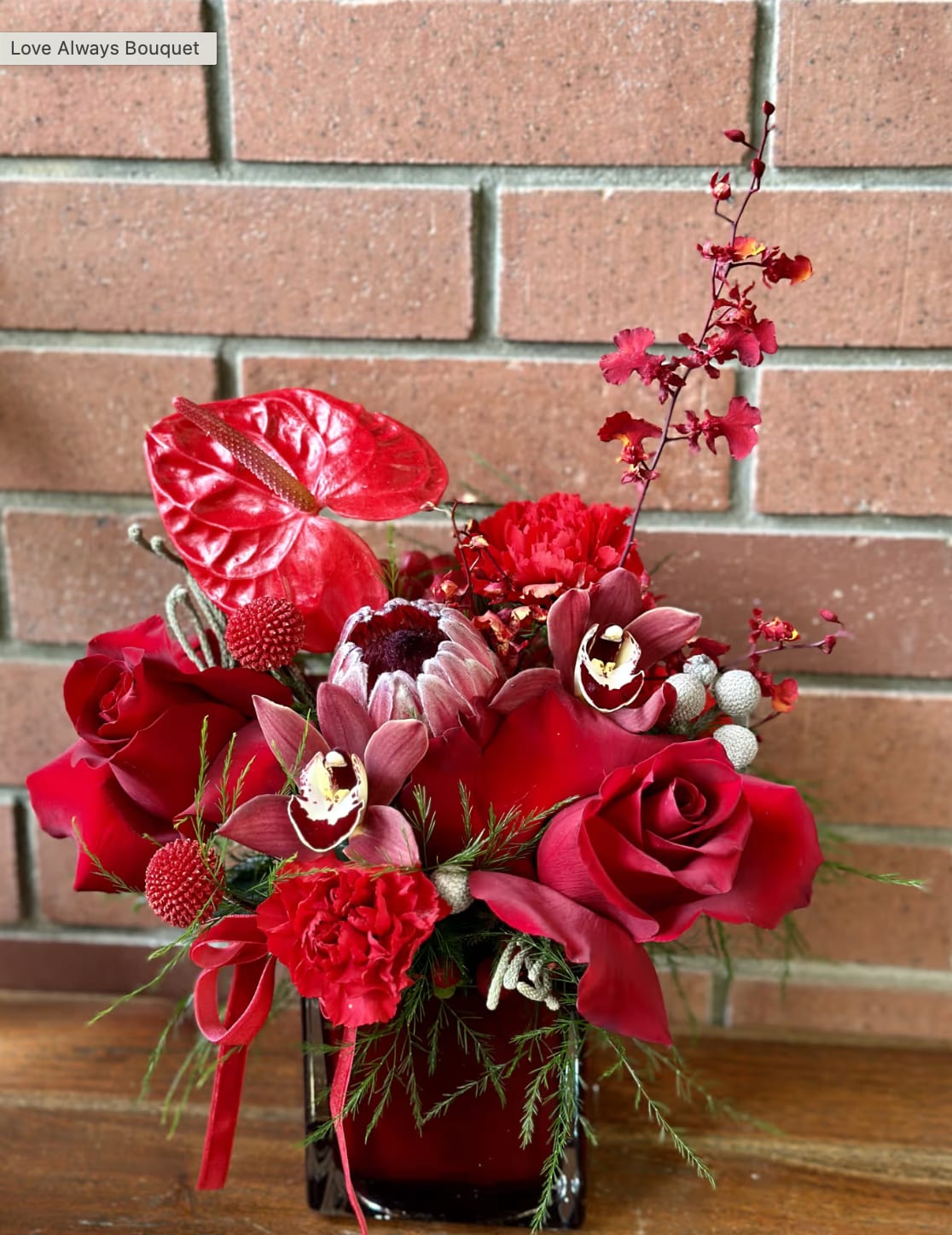 Accent on Be Mine - Gorgeous collection of red florals 