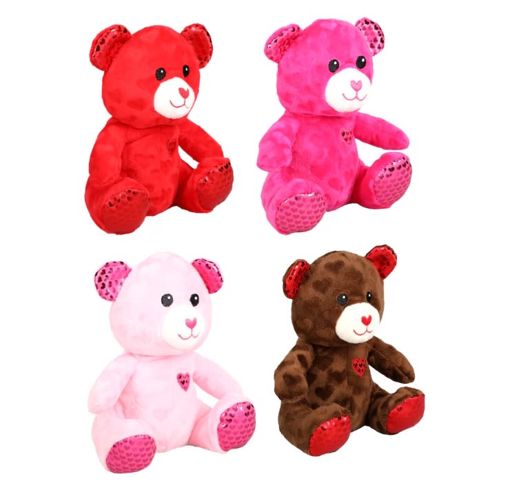 Plush Love - Add a bit of plush to any Valentine's arrangement for just $5.  Color selection will vary based on availability.