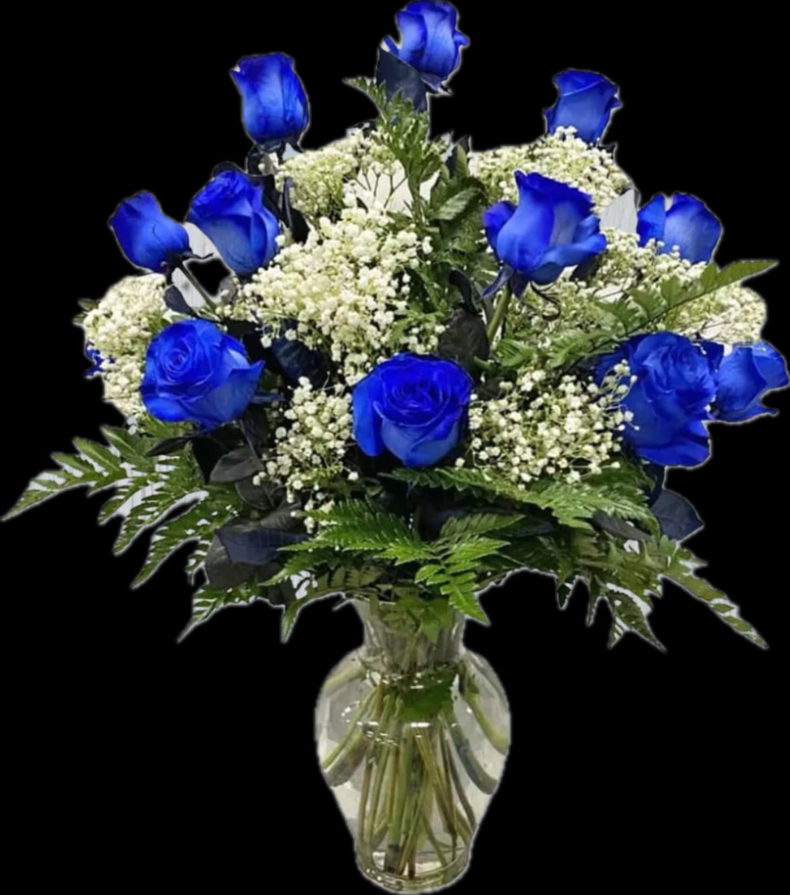 Sparkle Blue Roses - Blue tinted roses for any occasion . Standard 12, deluxe 18 and premium 24 