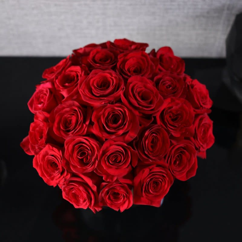 2 Dozen Red Roses in a vase  - 2 Dozen Red Roses in a vase 