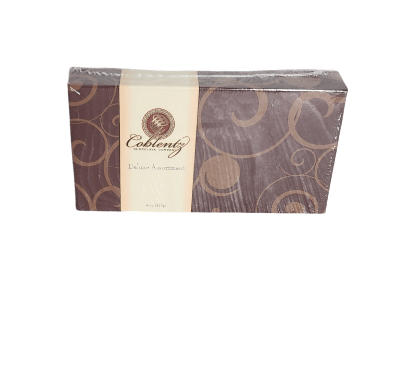 Coblentz 4oz Deluxe Assortment of Chocolates  - Indulge that special someone with delicious Chocolates! Made right here in Ohio, Coblentz Chocolate Company has been known world wide as a premier Chocolate Company.