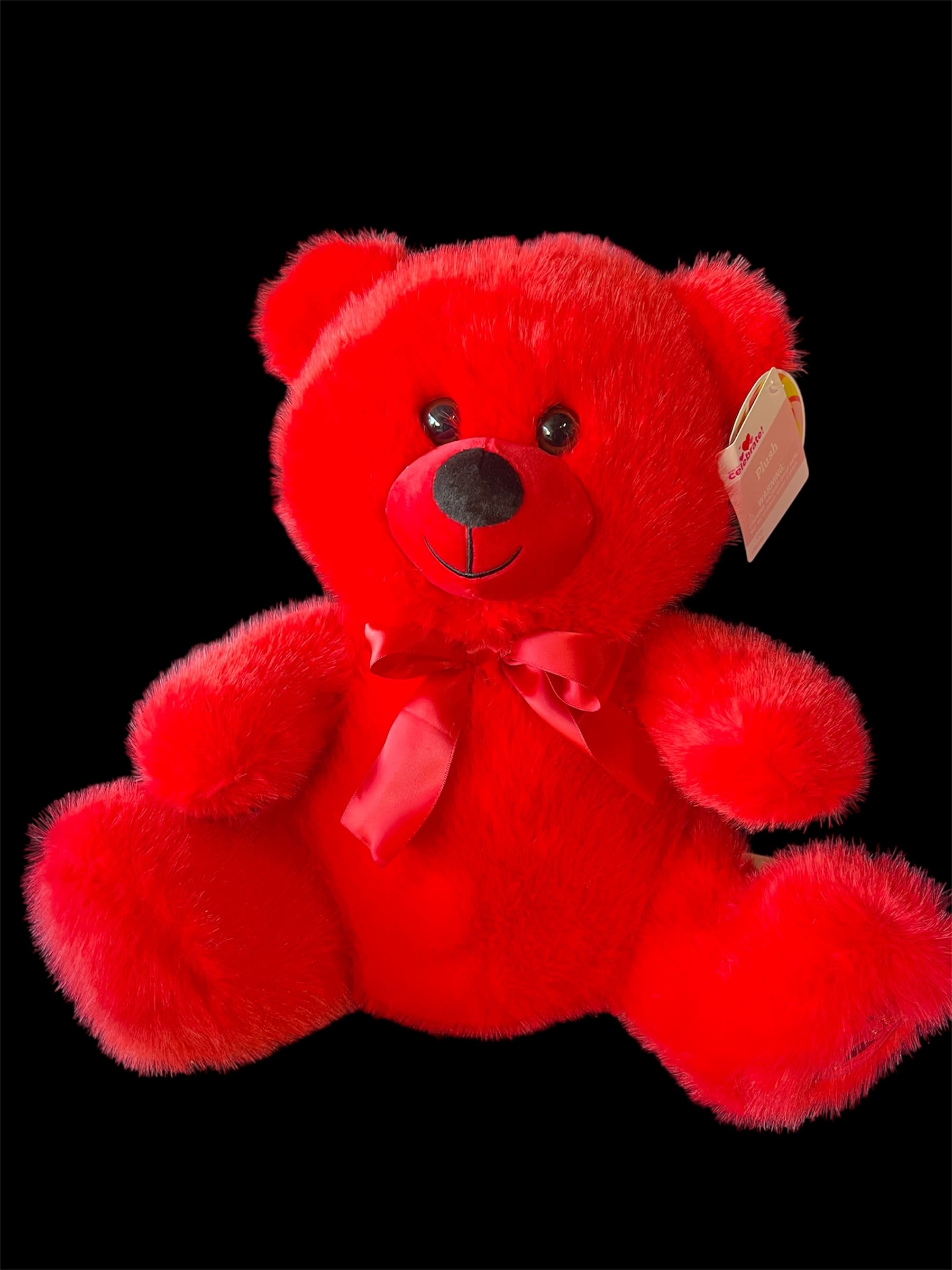 Red Valentine’s Day Teddy Bear - This adorable Valentine’s Day teddy bear is our medium size. The teddy bear is extremely soft and fluffy.