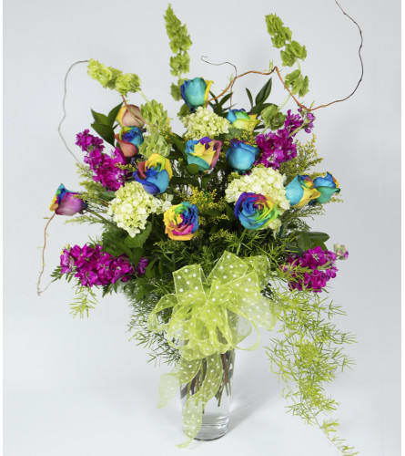 Rainbow Surprise mix vase  - You want their jaw to drop when opening the door. This is it!! 